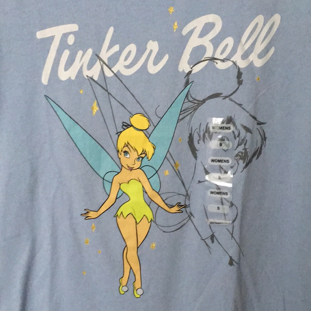 ✨ NWT Blue Tinker Bell Tee ✨ - Picture 5 of 8